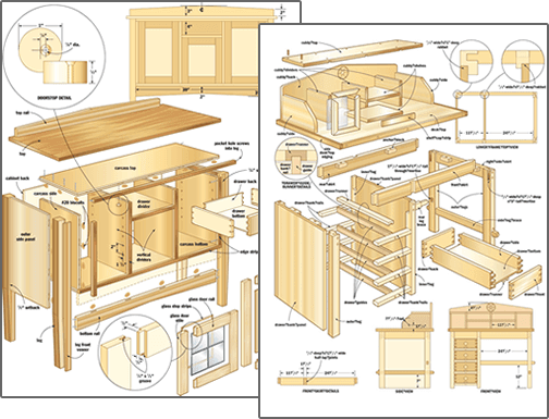 Image of sample woodworking plan